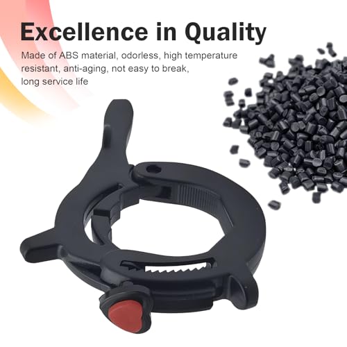 Motorcycle Cruise Control Assist, Anti-skid Cruise Control Handlebar Lock, Handlebar Clamp with Quick Release Throttle Button, Throttle Booster for Motorcycles E-bikes (Black)