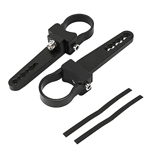Bull Bar LED Light Mounts - 1.75" Tube Clamps, 2pcs for Off Road Lights - size: 1.75"