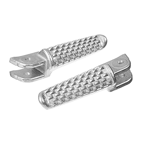 Front Foot Pegs Pedal Footrests for Honda CBR 600RR 2007-2019 Models, Bolt Diameter : 6mm (Front-White-1) - color: Front-White-1