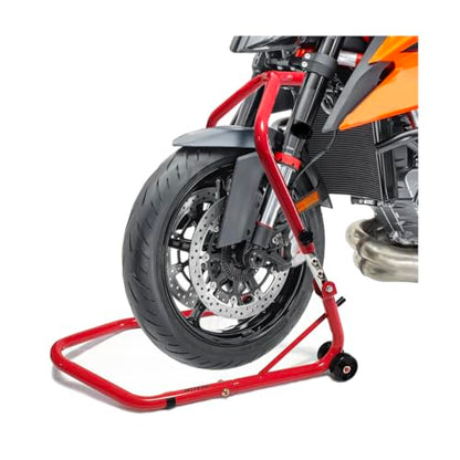 Motorcycle Head Lift Stand, Can Adjust Height Front Triple Tree Stand Wheel Repair And Tire Cleaning Tools
