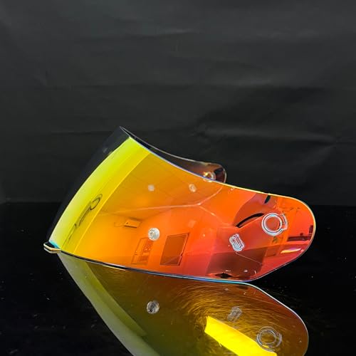 HJ-17 Helmet Visor Replacement,UV Protective Helmet Face Shield Compatible with CL-MAX II,IS-MAX BT,SY-MAX III,IS-MAX II,CL-MAX 3,C90,C91,C91N(Revo Clear Red-Day&Night Use) - color: Revo Clear Red-day&night Use