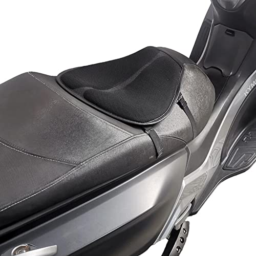 Motorcycle Seat Cushion,Shock Absorption Motorcycle Seat Pad Breathable Seat Mat Motorbike Pressure Relief Cushion Motorcycle Accessories,37.5cmx35cm
