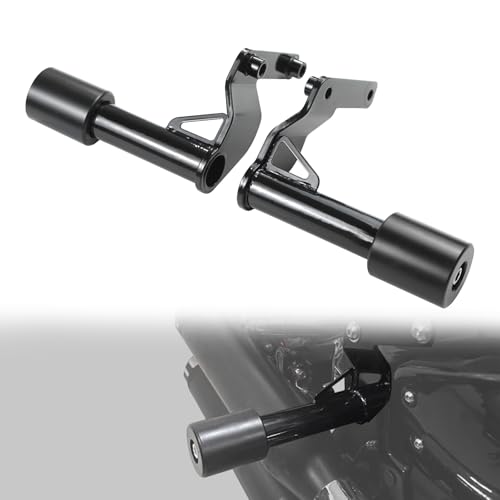 Motorcycle Passenger Peg Crash Bar Frame Slider for Harley 2018-Later Harley Softail Street Bob Heritage Low Rider Sport Glide Fat Bob Rear Highway Engine Guard