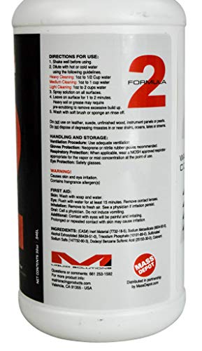 Matrix Liquid Solutions Formula 2 Biodegradable Wash Degreaser 32oz Spray Bottle