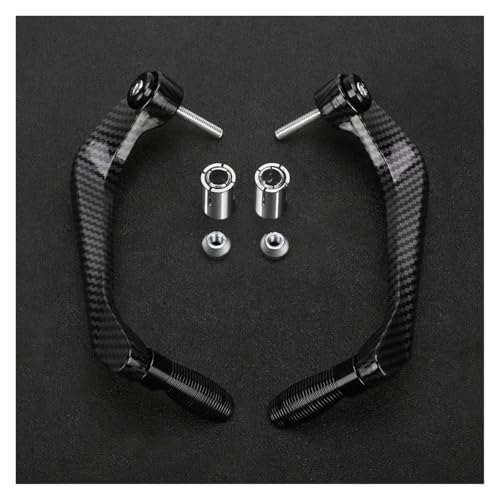Motorcycle CNC Handlebar Handguard Brake Clutch Levers Hand Guard Protector For Ducati Monster 821 695 696 797 1200 1200S 1100(Black) - color: Black