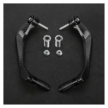 Motorcycle CNC Handlebar Handguard Brake Clutch Levers Hand Guard Protector For Ducati Monster 821 695 696 797 1200 1200S 1100(Black) - color: Black