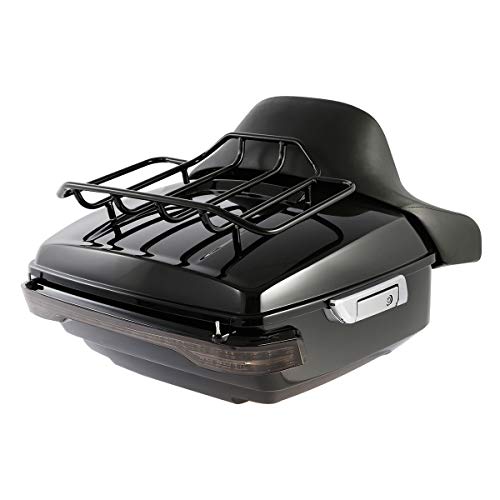 King Tour Brake 13.7" Luggage King Tour Trunk W/Brake Tail Light Fit for Harley Touring Models Road King Road Glide Street Glide Electra Glide Ultra-Classic 2014-2025 - color: AStyle #05