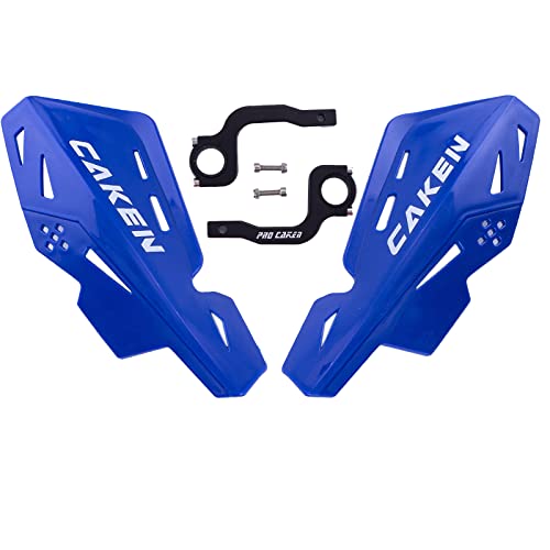 Universal 7/8" 22mm and 1 1/8" 28mm Handle Bar Hand Guards CNC Bracket for Dirt Bike Motocross ATV Scooter for CRF KLX KX LTR TRX SX SXF EXC XCW Grizzly Hawk 250 Bicycles-Blue - color: Blue