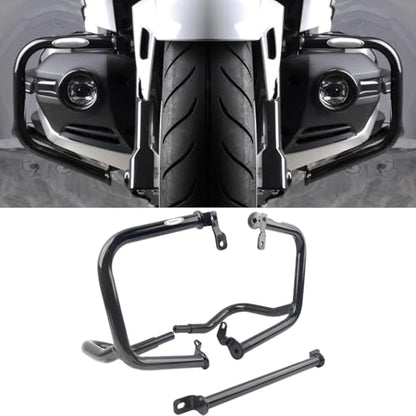Panical Highway Engine Guard Crash Bumper Frame Protection Bars for Honda Goldwing GL1800 F6B GL1800B Dct Tour Airbag Motorcycle 2018-2026 Black Accessories
