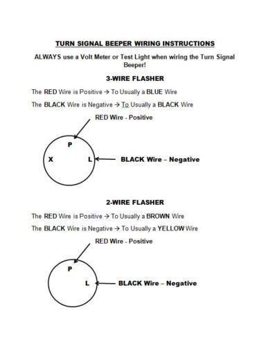 Turn Signal Reminder Buzzer (Beeper)