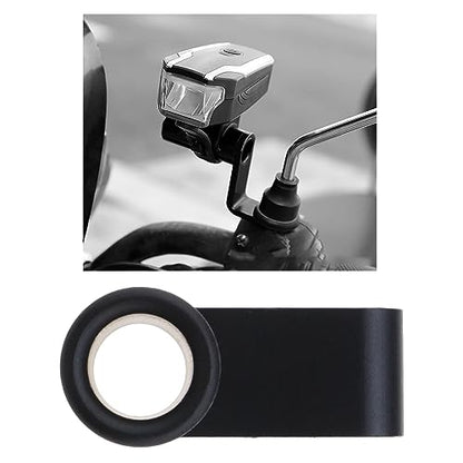 The Lord of the Tools 2PCS Motorcycle Rear View Mirror Mount Holder Light Bar Mount Handlebar Extender for External Headlights USB Charger Cell Phone Support GPS Aluminium Alloy