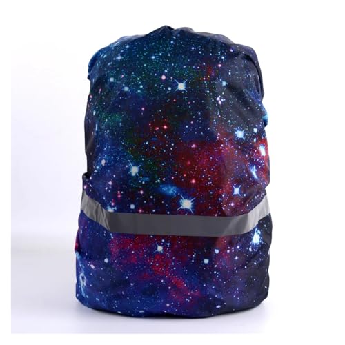 Backpack Rain Cover Women's Bag Covers Waterproof Backpacks 15L-55L Reflective Schoolbag Rain Cover for Night Safety Protection - color: Black04-M(30-40L)