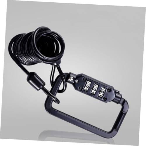 Motorcycle Helmet Lock Cable, Portable Steel Wire Helmet Safety Lock with Combination Password, Lightweight Tamper-Resistant Motorcycle Accessory for Outdoor Security