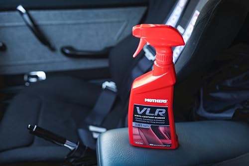 Mothers VLR Vinyl-Leather-Rubber Care, 24 oz. Cleans,Conditions & Protects In One Step,pH Balanced Formula with Neatsfoot Oil,Lanolin To Protect Against Drying, Fading & Cracking (06524) (Pack of 2) - size: 24 Fl Oz (Pack of 2)