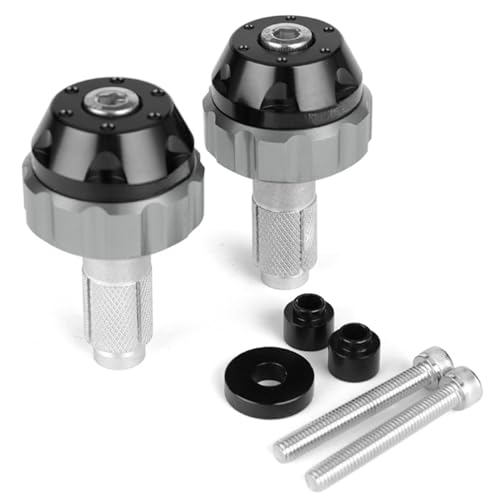 Motorcycle Cruise Control Throttle Clamp Assist End Bar Weight Handle Plug Compatible with Suzuki (Color : TI, Size : A) - color: Ti