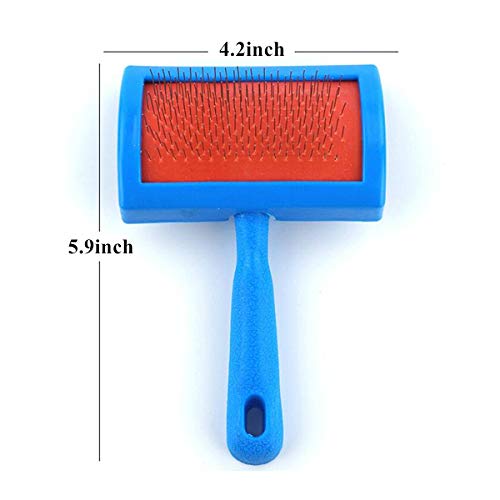 Sheepskin Fur Seat Cover Cleaning Brush, Wool Rug Brush for Pet Fur - color: Brush