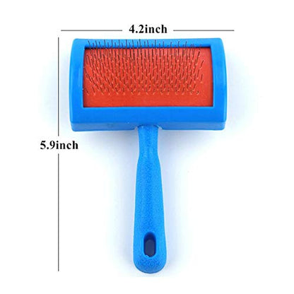 Sheepskin Fur Seat Cover Cleaning Brush, Wool Rug Brush for Pet Fur - color: Brush
