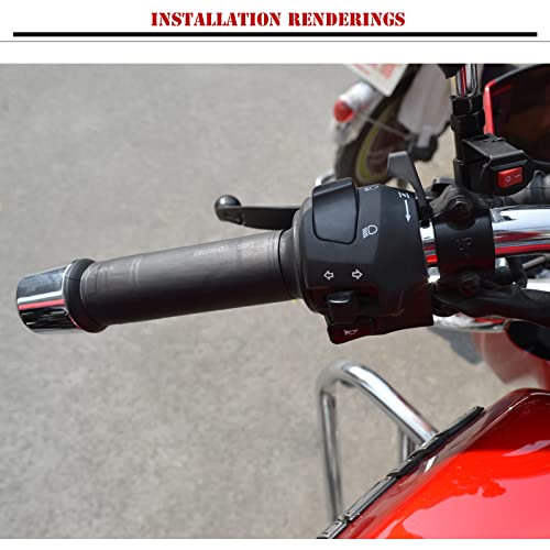12V Motorcycle Handlebar Heated Pad Warm Heated Grip Kit Pads Motorbike Winter Heated Grip Pads Handlebar Heater