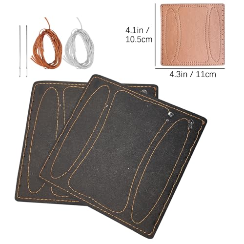 2 PCS Leather Motorcycle Handlebar Hand Grip Cover, Hand Sewn Grips Sleeve, No Fringe Brake Clutch Covers for HD Motorcycle Brown - color: Brown