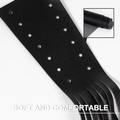 Garneck Motorcycle Lever Tassels Fringe Leather Motorcycle Lever Handlebar Throttle Brake Clutch Grip Covers Wraps