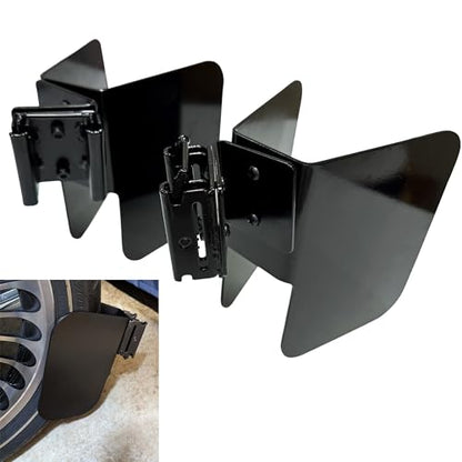 2pcs Motorcycle E Track Wheel Chock E Track Dirt Bike Wheel Chock Supports Tires up to 6 inch Wide