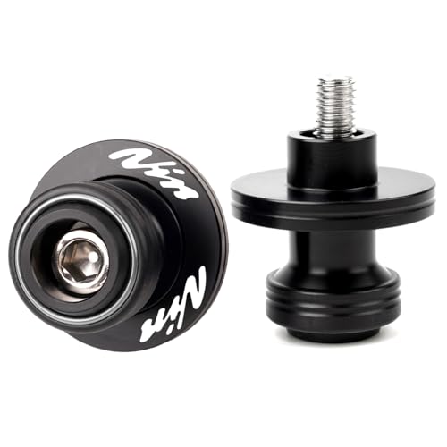 Compatible with 2026 Ninja 650 2025 Ninja 500 SE Ninja 400 NINJA 1000 SX 1100SX 2017-2026 ZX-4RR ZX6R 636 ZX10R ZH2 CNC Motorcycle Swingarm Spool Sliders Stand Screws (Grey) - color: Grey