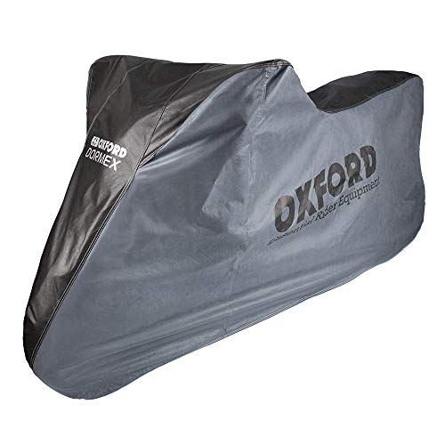 Oxford - Dormex Indoor Motorcycle Protective Cover - color: Black/Grey, size: Large | 96.86" L x 40.95" W x 50.01" H