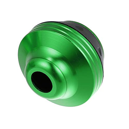 X AUTOHAUX Pair Motorcycle Wheel Front Fork Frame Sliders Falling Protector Green Universal - color: Green