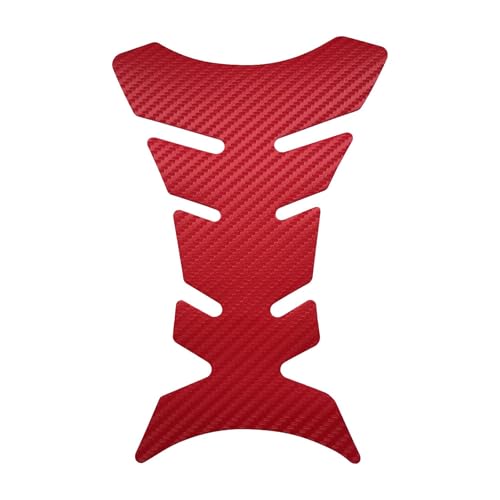 Motorcycle Tank Pad Protector for Suzuki GSX-R 1000 2000-2021, Carbon-Look Fuel Tank Stickers Protective Non-Slip Scratch Resistance Gas Sticker,A/Red - color: A/Red