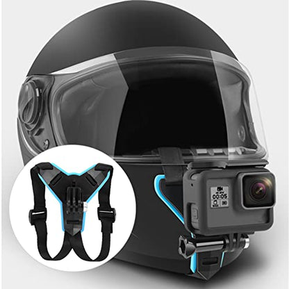 Cocoarm Helmet Chin Mount for Action Sports Camera, Dirt Bike Motorcycle Helmet Fixing Bracket Holder