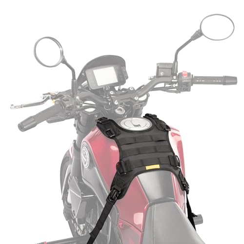 Motorcycle Fuel Tank Vest, Leather Waterproof Fuel Gas Pad Cover Universal Motorcycle Tank Mounting Base Universal Bumper Vest Motor Tank Expansion Storage for Motorcycles - style: Tank Expansion