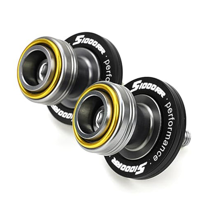 Compatible with Motorcycle S1000RR S1000R S1000XR S 1000RR 1000R 1000XR 2008-2023 2024 2025 2026 Front Wheel Axle Crash Protector Pad Rear Swingarm Spools Slider Stand Accessories (Gold) - color: Gold