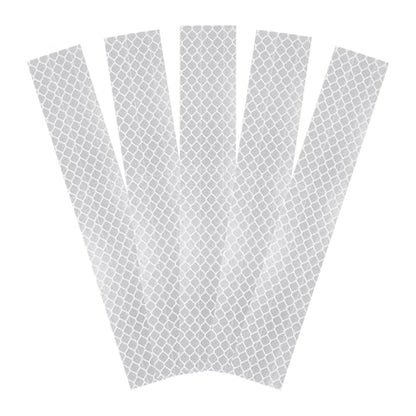 HARFINGTON Reflective Stickers High Visibility Diamond-Grade Reflective Adhesive Tape Waterproof for Bike Car Motorcycle Trailer - color: White