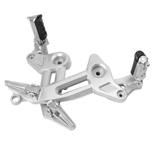 Motorcycle Footpegs Pedal Footrest Assembly in Aluminum Alloy Compatible with Honda Grom MSX 125 SF 2021-2024