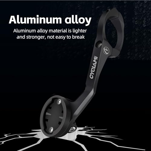 Out Front Mount Compatible with Garmin Edge GPS Bike Computer, XOSS G/G+, iGPSPORT Cycling Handlebar 1.25’’-1.5’’/ 31.8-35mm (S5) - style: S5