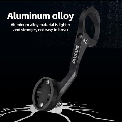 Out Front Mount Compatible with Garmin Edge GPS Bike Computer, XOSS G/G+, iGPSPORT Cycling Handlebar 1.25’’-1.5’’/ 31.8-35mm (S5) - style: S5