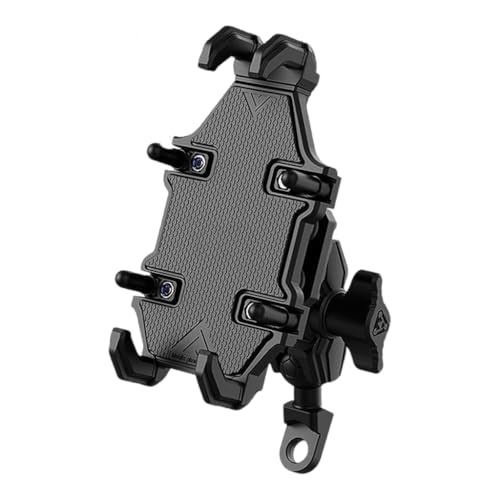 Motorcycle Phone Holder Vibration Dampener AntiShake Motorcycle Phone Mount - color: Rearview mirror mode