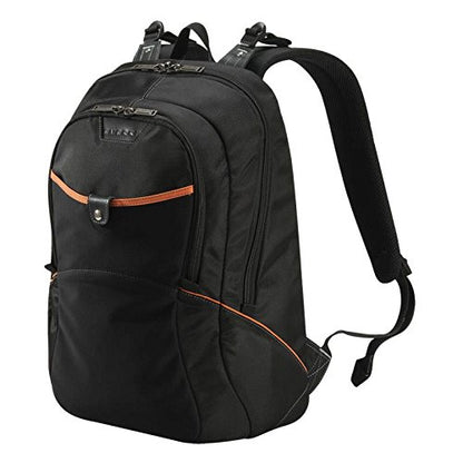 EVERKI Glide 26.5L Laptop Backpack – Reflective Strips for Motorcycle, Business Travel Backpack Carry On Flight Approved with Laptop Compartment & Corner Protection, Fits Laptops up to 17.3" - Black - size: 26.5 Liters