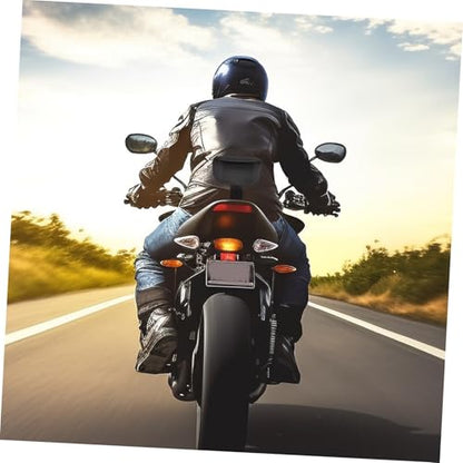 Zerodeko Motorcycle Backrest Cushion for Comfortable Riding Easy Installation Passenger Pad for Rear Seats and Sponge Material Fit for Motorcycles and Bicycles