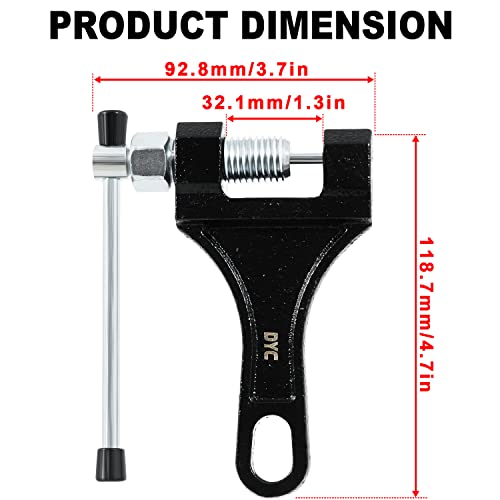 DYC Chain Breaker Tool for 420-530 Roller Chain, Universal Motorcycle ATV Mini Bike Dirt Bike Go Kart Scooter Bicycle 40 410 415 420 428 50 520 525 530 Chains