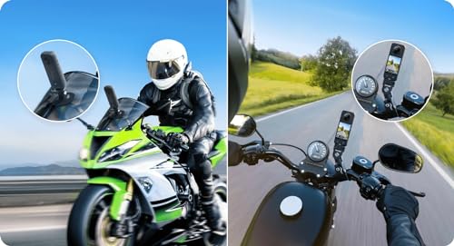 Insta360 Motorcycle Bundle New Version - Complete Mounting Kit X4/X3/X2/X 360 Cameras | Compatible with ACE/ACE PRO/GO 3/ GO2/ONE R/RS, DJI OSMO Action 4/3/2 and GoPro 12/11/10/9/MAX, Black - style: Motorcycle Bundle