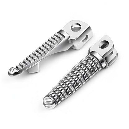Kawasaki Foot Pegs Motorcycle Front Footpeg Footrest For Kawasaki ZX-10R EX650 650R VERSYS Z750 Z750S ZX-6R/9R/10R/12R GTR1400 ZZR1200 Z1000 - color: Silver