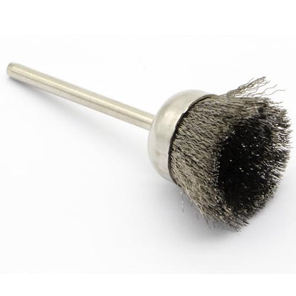20PCS Wire Brushes - Metal Rust Removal, Polishing, Cleaning - 25mm Diameter, 3mm Shaft - Removes Burrs, Dust, and Oxide Layer - Handles Rough Surfaces - Designed for Industrial and DIY Enthusiasts - style: Wire Brush 3*25mm 20PCS