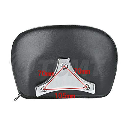 TCMT Detachable Leather Sissy Bar Backrest Pad Bracket Fits For Harley Touring Electra Glide Road King Street Glide Road Glide1997-2025 - color: Style A