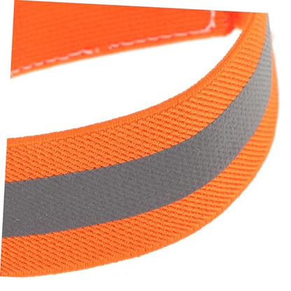 POPETPOP 4pcs Adjustable High Visibility Straps for Night Riding Safety Lightweight Ankle Arm Bands for Mountain Biking and Outdoor Sports