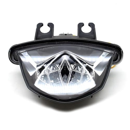MZS Motorcycle Tail Light, LED Integrated Turn Signal Blinker Smoke Lens Compatible with GSXS 750 GSXS750Z 2017-2020 / GSXS 1000 GSXS1000F 2015-2020 / GSX-S1000Z 2015-2020 - size: GSXS 750/1000/1000F