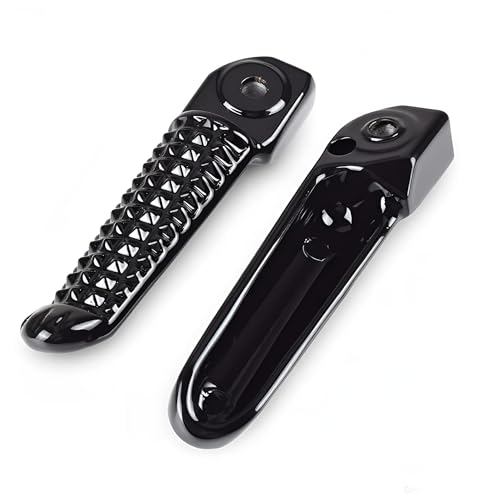 Yamaha Motorcycles Footrests Rear Foot Pegs For Yamaha YZF R1 2002-2014 and Yamaha YZF R6 2003-2017; Black - color: Black-Rear
