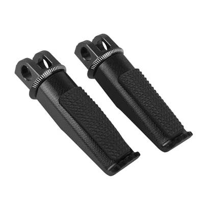 Motorcycle Footpegs Rear Passenger Foot Pegs Replacement for Yamaha YZF R25 R3 R15 MT03 MT25 MT07 MT09 MT10 XSR 700 900 T-MAX TMAX T MAX 530 500 FZ1 FZ6 Foot Rests Pedal (black) - color: black