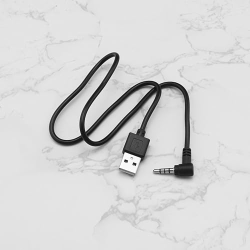 50cm USB to 3.5mm Motorcycle Helmet Charging Cable for V6/V4 Bluetooth Intercoms