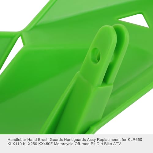 GOOFIT 7/8" Handlebar Hand Brush Guards Handguards Assy Replacmeent for Motocross Motorcycle Off-road Pit Dirt Bike ATV Green - color: Green